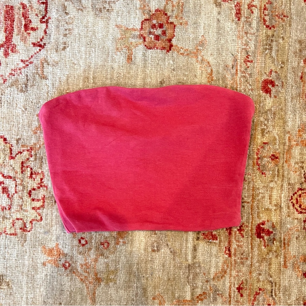 Aritzia Wilfred Free tube top in red (size XXS)  - Too small for me otherwise wo